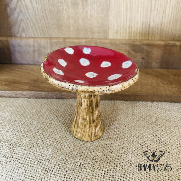 Série Porta-Velas Cogumelo Carmim