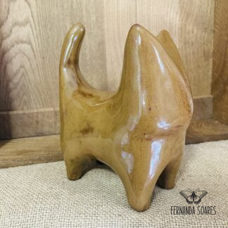 Escultura Gato XXL Cobre