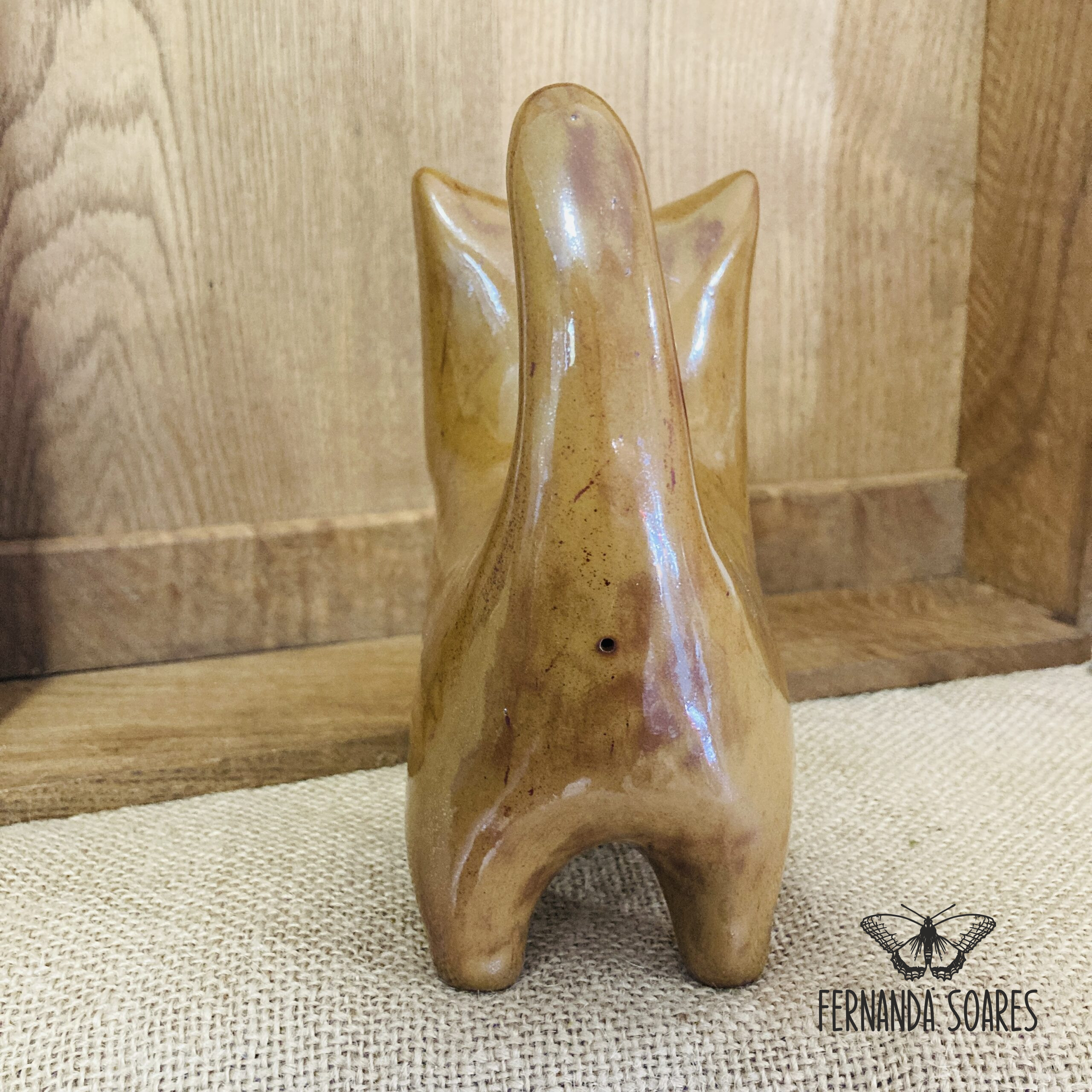 Escultura Gato XXL Cobre - Image 3